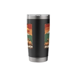 Pop Japanese Art Mt. Fuji Sunset Noodles Rabbit Kit Ramen Stainless Steel Insulated Tumbler