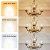 SHINESTAR Dimmable E12 Candelabra LED Light Bulbs, 60W Equivalent, 5.5W
