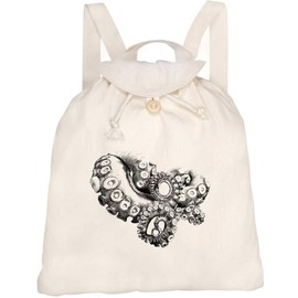 Azeeda 'Octopus Tentacles' Canvas Rucksack/Backpack (RK00006708)