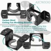 Ceiling Fan Mounting Bracket,AICWIOO Carbon Steel Sloped Cathedral Ceiling Canopy
