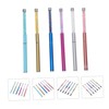 SAFIGLE 6pcs Plastic Eyelash Brush Set Makeup Tools for Eye