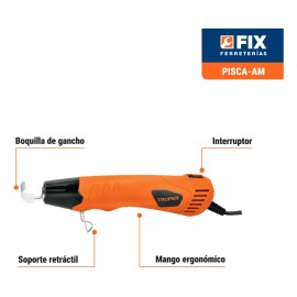 Mini Pistola De Calor 350 W Truper PISCA-AM 127 v