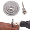 Saipor 12pcs/2Sets HSS Circular Wood Cutting Saw Blade Discs with