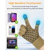 Caseeto Winter Gloves Men, Touch Screen Gloves Driving Gloves Men