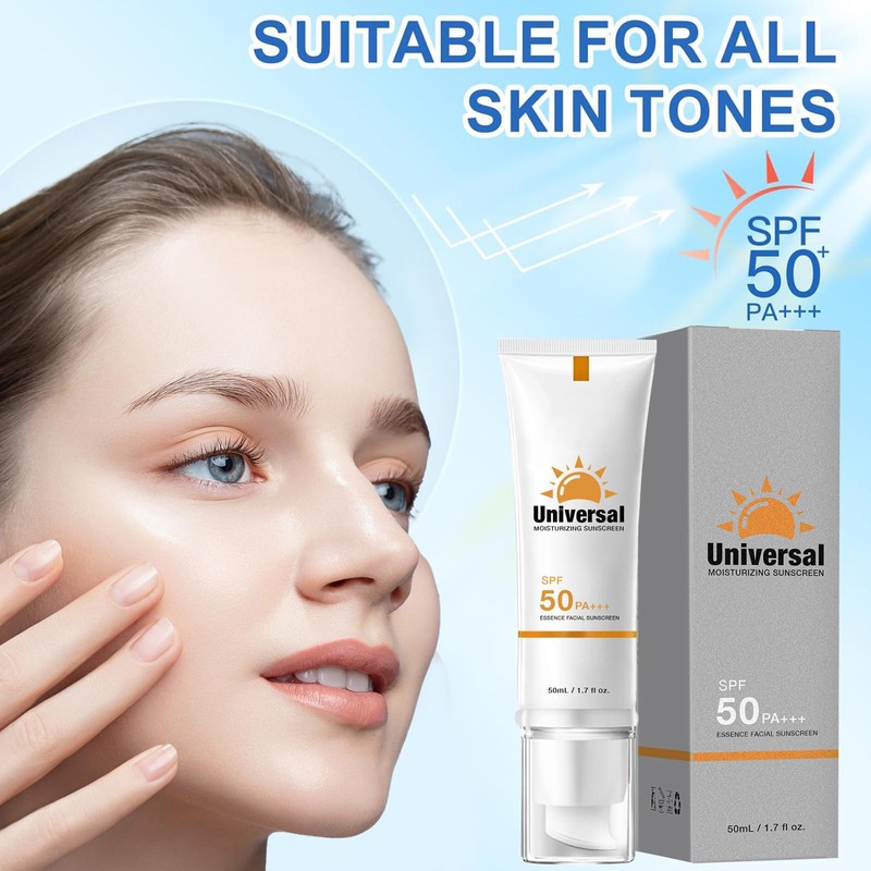 YFKEJI Tinted Sunscreen For Face,Against UVA and UVB Rays, No