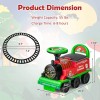 Costway 6V Battery Powered Kids Ride On Electric Train Set
