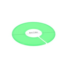 Ciieeo 20pcs Green Round Closet Dividers Blank Clothing Rack Labels for Wardrobe Organization Easy Attachment for Tidy Closet Heavy Duty Garment Separator