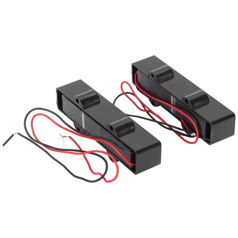 2Pcs 4 String Bass Pickup Bridge Volume Collection Equalizer Electric