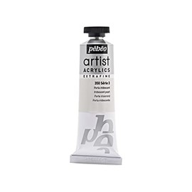 Pebeo 37 ml Artist Acrylics, Iridescent Pearl White