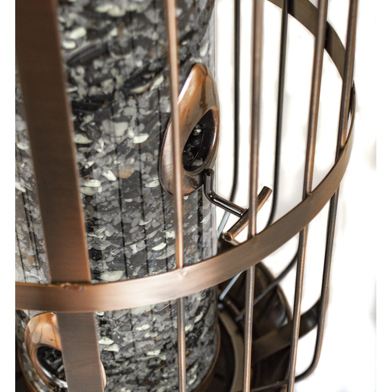 Outdoor Leisure Products Deluxe Bird Feeder, Copper
