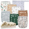Nora's Nursery Cloth Diapers 7 Pack with 7 Inserts &