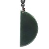 2 Certified Deep Green Pendant Phoenix Dragon Natural Jade Jasper,
