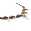 Scddboy Caveman Necklace,Bone Tooth Necklace for men