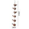 Rain Chains,Kettle Wind Chimes,Rainwater Catcher,Flower Pot Rain Chain,Garden Ornaments,Wind Chimes