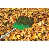 Gardzen 12 Tines Gardening Leaf Rake, Lightweight Steel Handle, Detachable,
