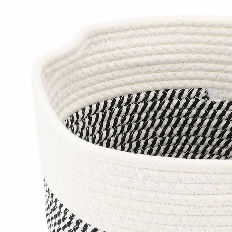 Foldable Laundry Basket Multipurpose Large Capacity Cotton Linen Woven Collapsible