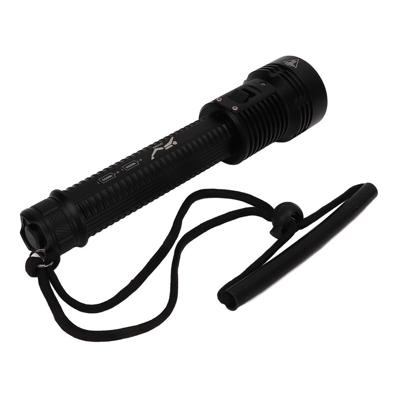 T40 Diving Flashlight Magnetron Switch Strong Light Dive Torch IPX8