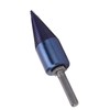 Wood Cone Punch High Speed Steel Blue Plated Hex Shank