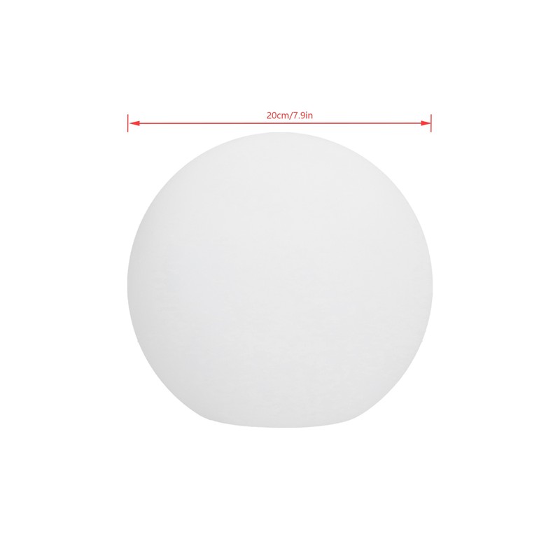 LED Round Lamp RGBW 24Key Remote Control 16Color Dimmable 4Mode
