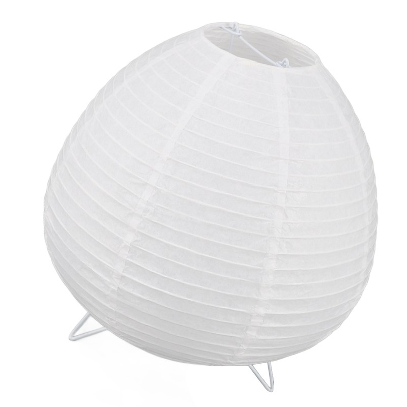 Lantern Table Paper Lamp Warm Light E14 Bulb Simple Installation