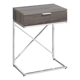 Monarch Specialties ACCENT, END TABLE, NIGHT STAND, TAUPE