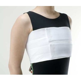 Bust band (Double Split Chest Fixed Belt) LL size (Chest 105 cm to 120 cm)