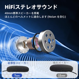 WAYXIN R9 Motorcycle Incom, Up to 6 People Simultaneous Calls, 350 Hours Long Standby Time, FM Radio, One-Click Pairing Function, Music Sharing, Japanese Voice Guidance, ENC, DSP & CVC Noise