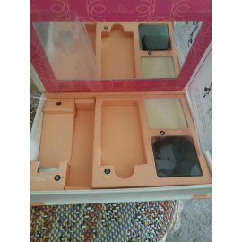 Benefit Hello FLAWLESS~ "Love Me" IVORY~Cover-Up Powder + Blush + mirror in Case