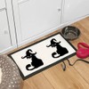 'Witch Cat Silhouette' Pet Feeding Mat (PM00014793)