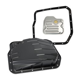 Transmission Oil Pan Kit w/Gasket & Filter Fit for Toyota Avalon/Camry/Corolla/Highlander/RAV4/Matrix/Solara/Sienna 2004-2013, Fit for Lexus ES330 3.3L/RX330 &RX350 3.5L 2004-2009 58010 265-836