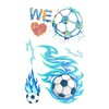 Toyseum 30 x Football Temporary Tattoo Sheets For Kids (160