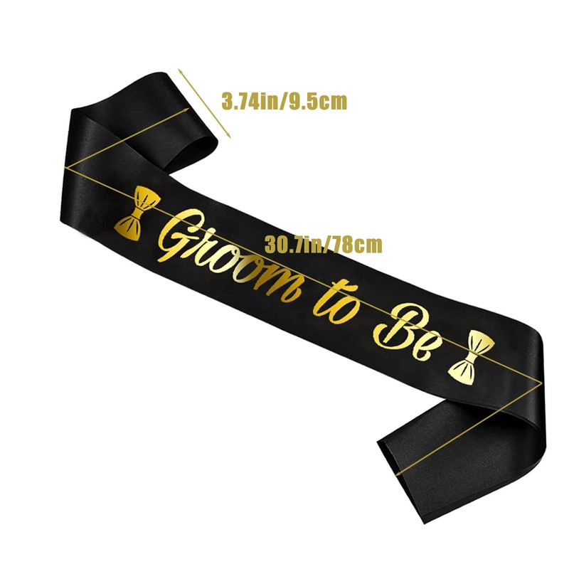 Groom to Be Sash, Wedding Engagement Ceremony Bridal Shower Bachelor