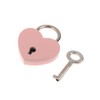 2PCS Heart Shaped Mini Lock Metal Locks with Keys for