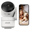Indoor Camera for Home Security 360°, 1080p Pet Cameras with