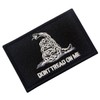 Don't Tread On Me Tactical Embroidered Morale Applique Fastener Hook&Loop