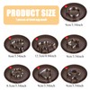 Pack of 7 Fried Egg Moulds, Fried Egg Moulds for