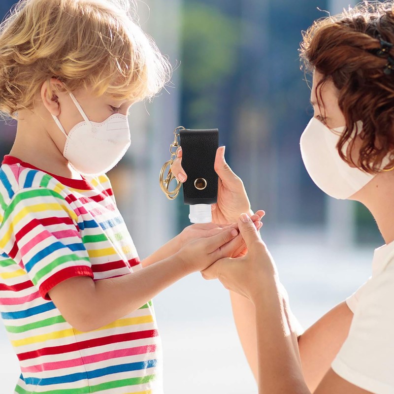 OHPHCALL Clear Bottle 2pcs Hand Case Ornament Travel Hand Cream