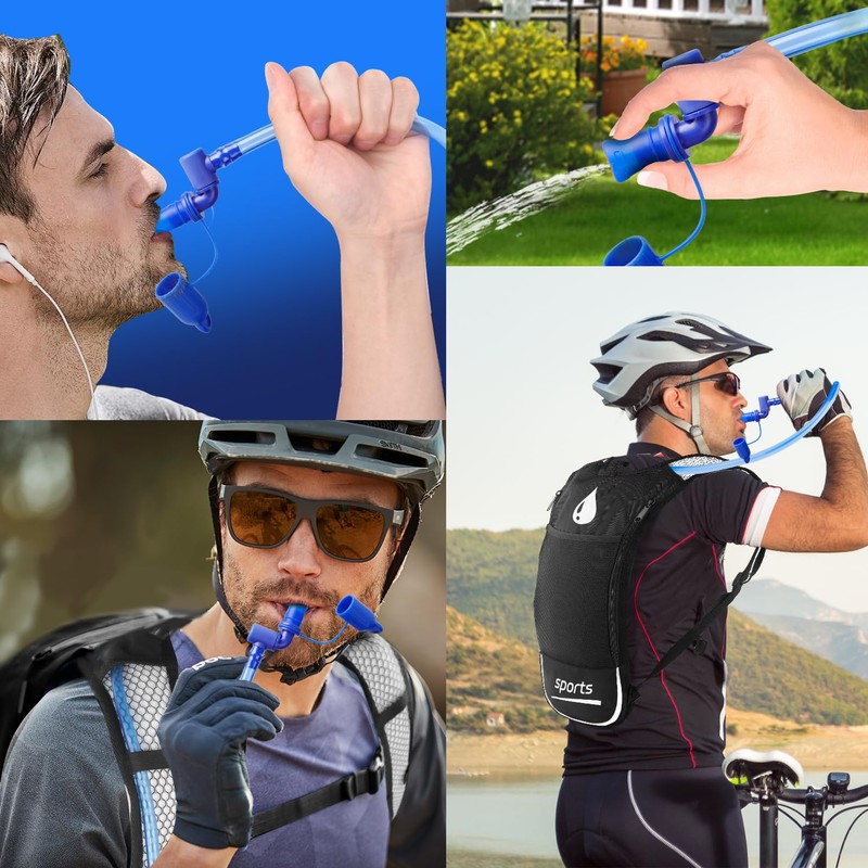 2 Pack Hydration Backpack Pack with 2L Hydration Bladder, TNYSPORT