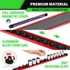 3/8-Inch Magnetic Socket Organizer Rail, Aluminum Alloy Socket Rail, Heavy
