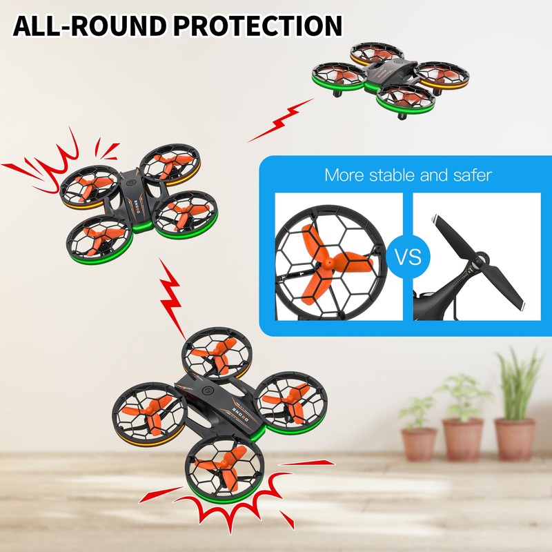 Drones - RC Drone with Auto Hovering and Headless Mode,