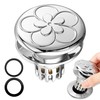 1 x Pop Up Drain Strainer, Upgraded Bathroom Sink Plug,