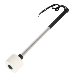 Gatuida Snare Drum Hammer with Felt Head Stainless Steel Drum Stick for Percussion Control Stylish Design for Musicians of All Genres