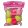 CONNERT Esponjas Para Maquillaje, Bolsa 6 Piezas, Diferentes Colores