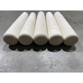 MoBat Company, LLC *5 PACK* 2-1/2"x12" HARD MAPLE Baseball Bat BARRELS for WOODEN MUGS *Kiln-Dried*
