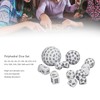 15pcs Complete Polyhedral Dice Set Acrylic D3 to D100 Spherical