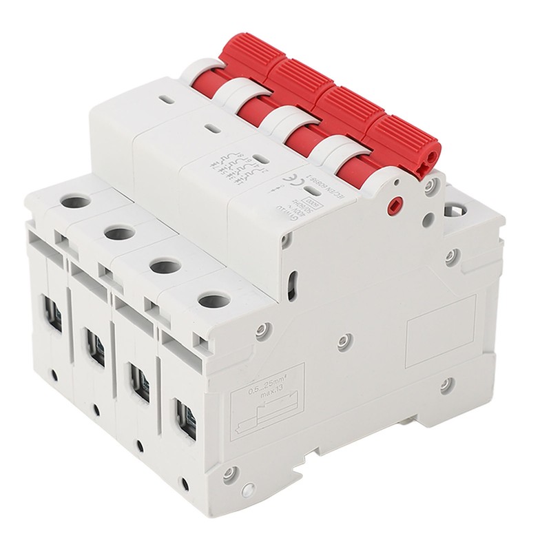 Miniature Circuit Breaker 4P 400V Overload Protection Isolator Switch for