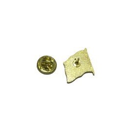 Flaggen-Pin/Anstecker Deutschland vergoldet