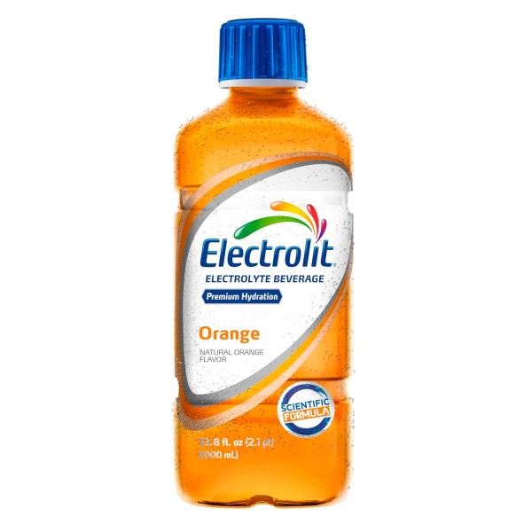 Hydration Electrolyte Drinks, Sports Beverages with Electrolytes, 6 Pack (Orange
