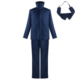 Soyusunny Gojo Satoru Cosplay Costumes for Women Men Outfit (Dark Blue 2#, Small)