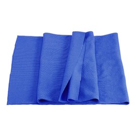 MECCANIXITY 39" Elastic Cuffs Ribbed Trims Cotton Fabric Knit Rib Stretch Tape Cuff Sleeve Waistband for Sewing, 12" Wide Blue